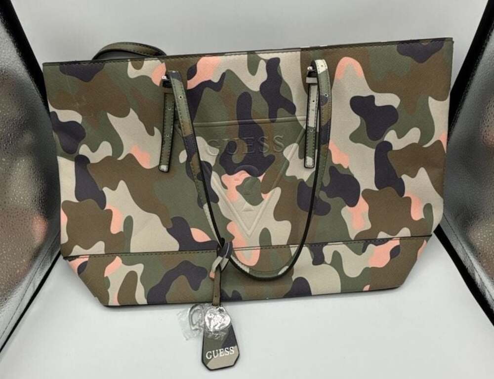 Guess Rigden Camouflage Large Tote Bag‎